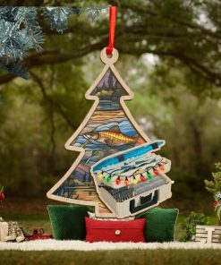 Fishing Tree Suncatcher Ornament