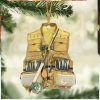 Personalized Christmas Fishing Ornament