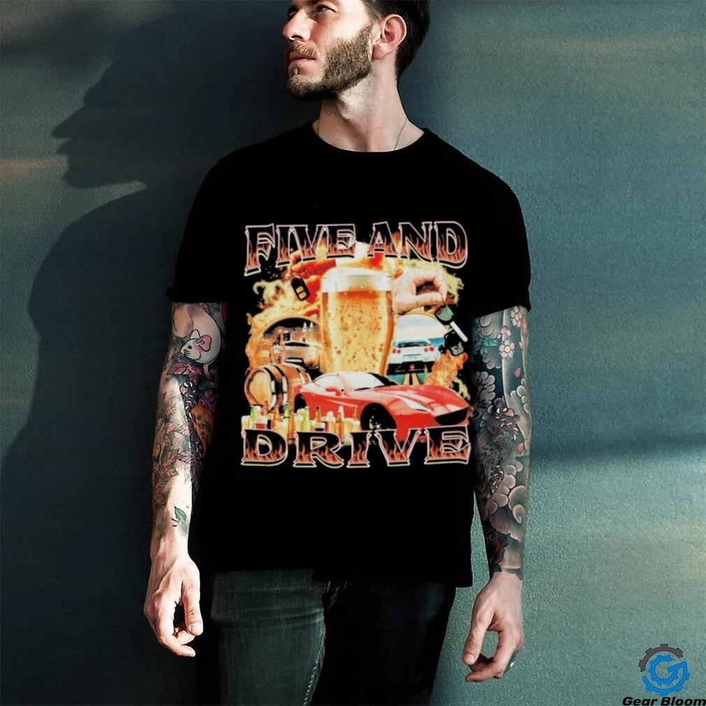 Five And Drive Car T Shirts Five And Drive Car T Shirts