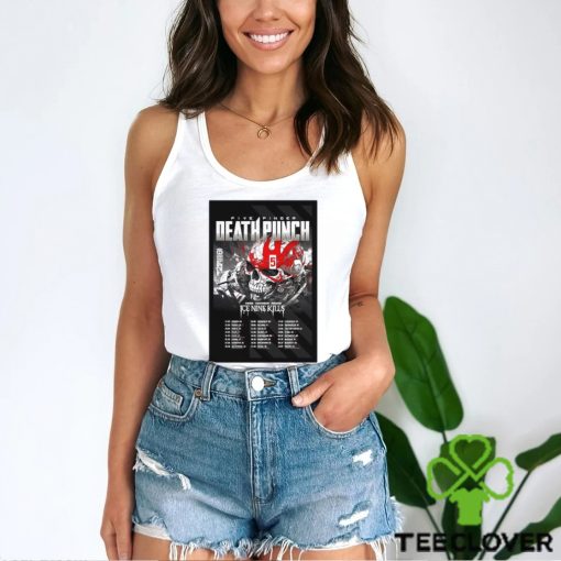 Five Finger Death Punch Tour 2024 Poster Shirt