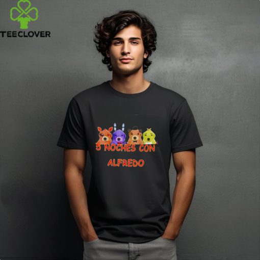 Five nights at freddy’s 5 noches con alfredo hoodie, sweater, longsleeve, shirt v-neck, t-shirt