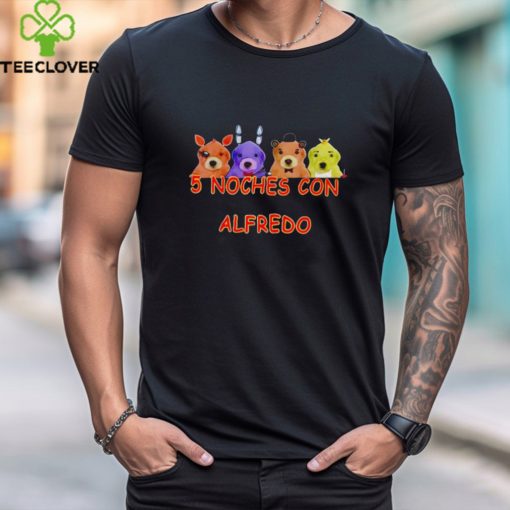 Five nights at freddy’s 5 noches con alfredo hoodie, sweater, longsleeve, shirt v-neck, t-shirt