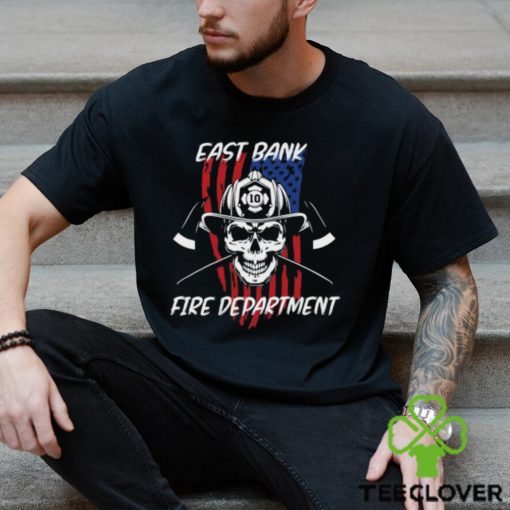 Flag _ Axe Design, Firefighter T Shirt