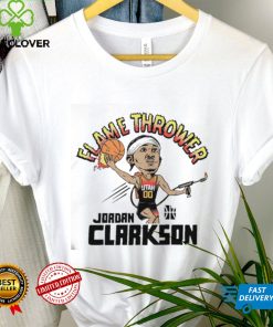 Flamethrower Jordan Clarkson Utah Jazz shirt