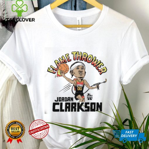 Flamethrower Jordan Clarkson Utah Jazz shirt