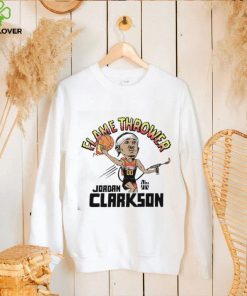 Flamethrower Jordan Clarkson Utah Jazz shirt