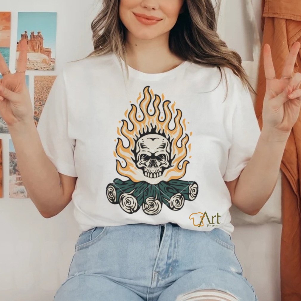 Flaming Skull Bonfire shirt Flaming Skull Bonfire shirt
