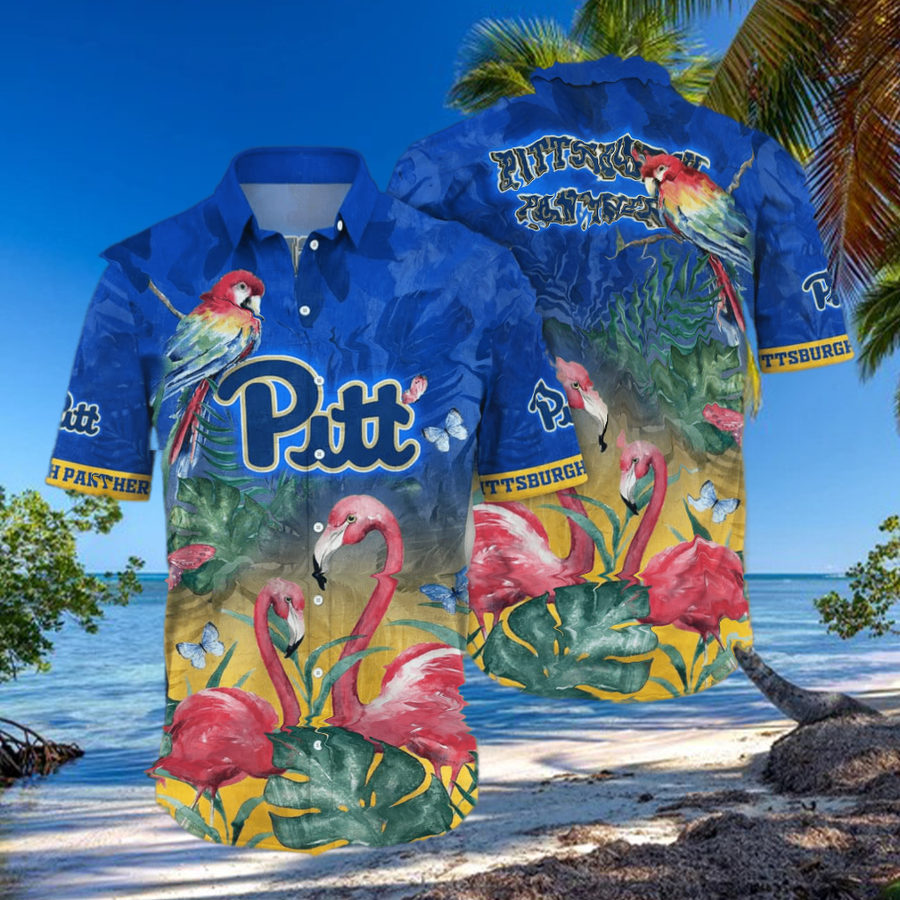 Flamingo Aloha NCAA Pitt Panthers Hawaiian Shirt Summer Beach Gift Flamingo Aloha NCAA Pitt Panthers Hawaiian Shirt Summer Beach Gift