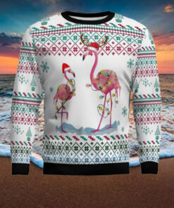 Flamingo Christmas Reunion Ugly Christmas Sweater