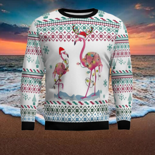 Flamingo Christmas Reunion Ugly Christmas Sweater