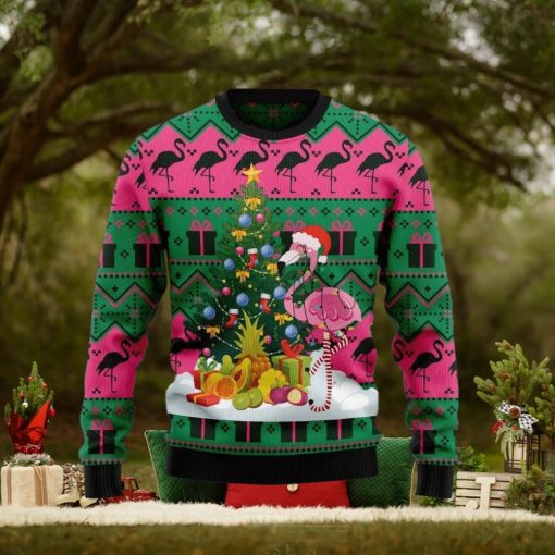 Flamingo Christmas Tree Ugly Christmas Sweater Gift For Men And Women