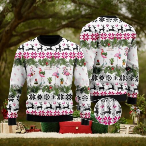 Flamingo Christmas Ugly Christmas Sweater, Christmas Gift, Gift Christmas 2024