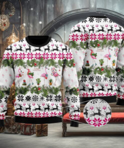 Flamingo Christmas Ugly Christmas Sweater, Christmas Gift, Gift Christmas 2024
