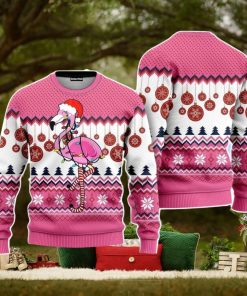 Flamingo Christmas Unisex Ugly Sweater