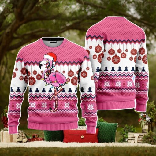 Flamingo Christmas Unisex Ugly Sweater