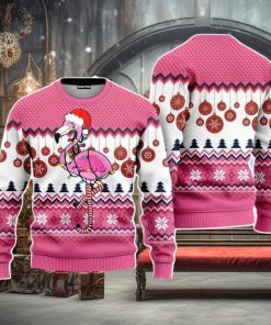 Flamingo Christmas Unisex Ugly Sweater