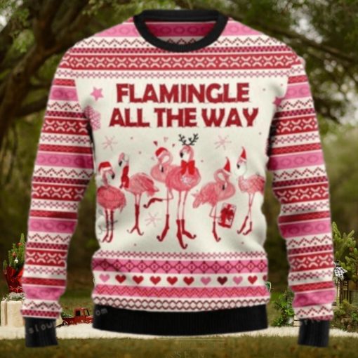 Flamingo Flamingle All The Ways Ugly Sweater