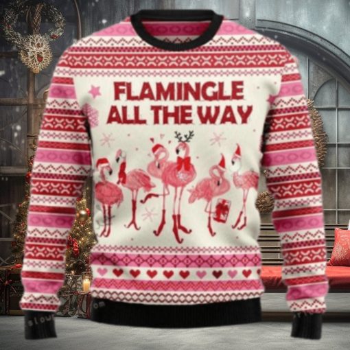 Flamingo Flamingle All The Ways Ugly Sweater