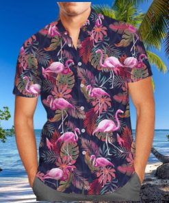 Flamingo Hawaiian Shirt Shorts