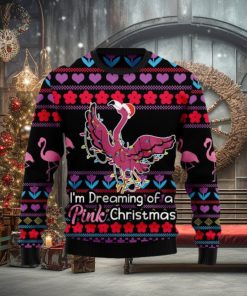Flamingo Pink Ugly Christmas Sweater For Men And Women