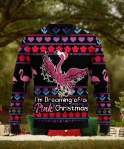 Flamingo Pink Ugly Christmas Sweater For Men And Women