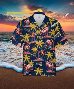 Flamingo Play Football Northern Arizona Lumberjacks Hawaiian Shirt AOP Special Gifts