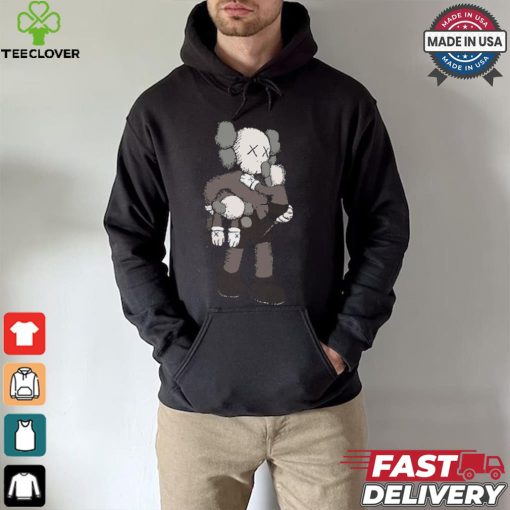 Flash sale bearbrick brown t shirt
