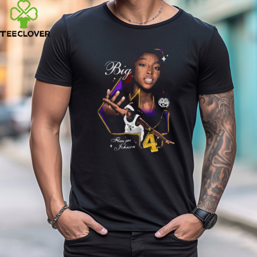 Flau'Jae Johnson Big 4 Retro Graphic Shirts Flau'Jae Johnson Big 4 Retro Graphic Shirts
