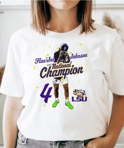 Flau’jae Johnson LSU 2023 Champion sport shirt