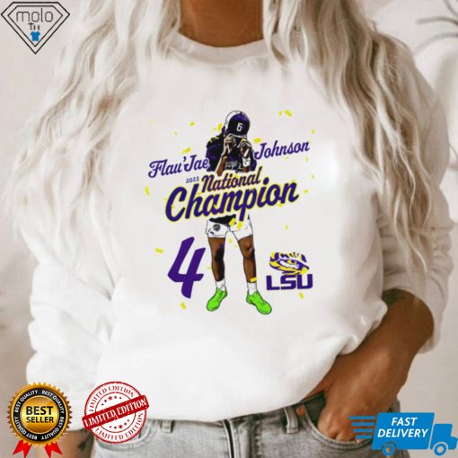 Flau’jae Johnson LSU 2023 Champion sport shirt