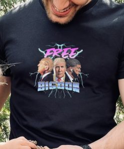 Fleccas free big don Trump 2023 logo t shirt