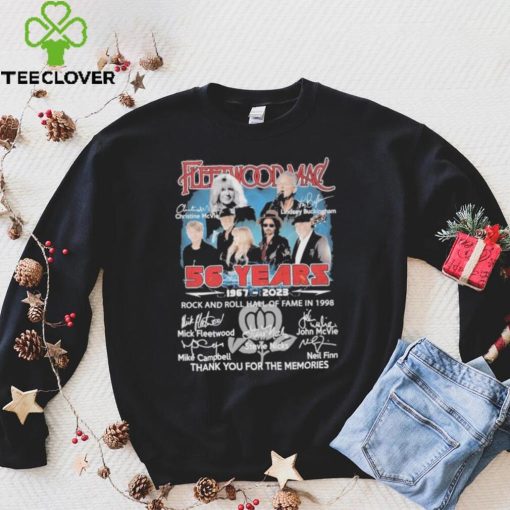 Fleetwood Mac 56 Years 1967 2023 thank you for the memories signatures hoodie, sweater, longsleeve, shirt v-neck, t-shirt