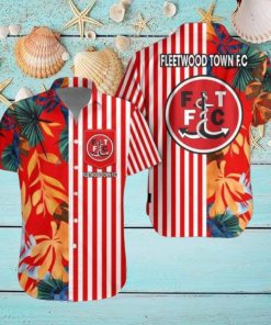 Fleetwood Town F.C Hawaiian Shirt & Short Aloha Beach Summer For Men Women