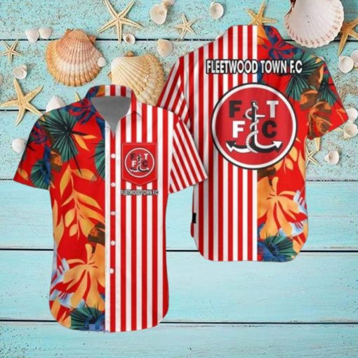 Fleetwood Town F.C Hawaiian Shirt & Short Aloha Beach Summer For Men Women