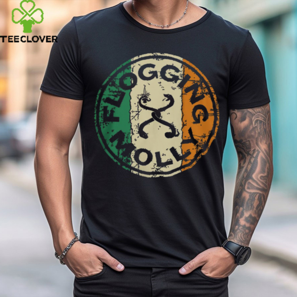 Flogging Molly Merch Circle Snakes Flag Shirt Flogging Molly Merch Circle Snakes Flag Shirt
