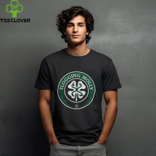 Flogging Molly Merch Distressed Logo Shirt