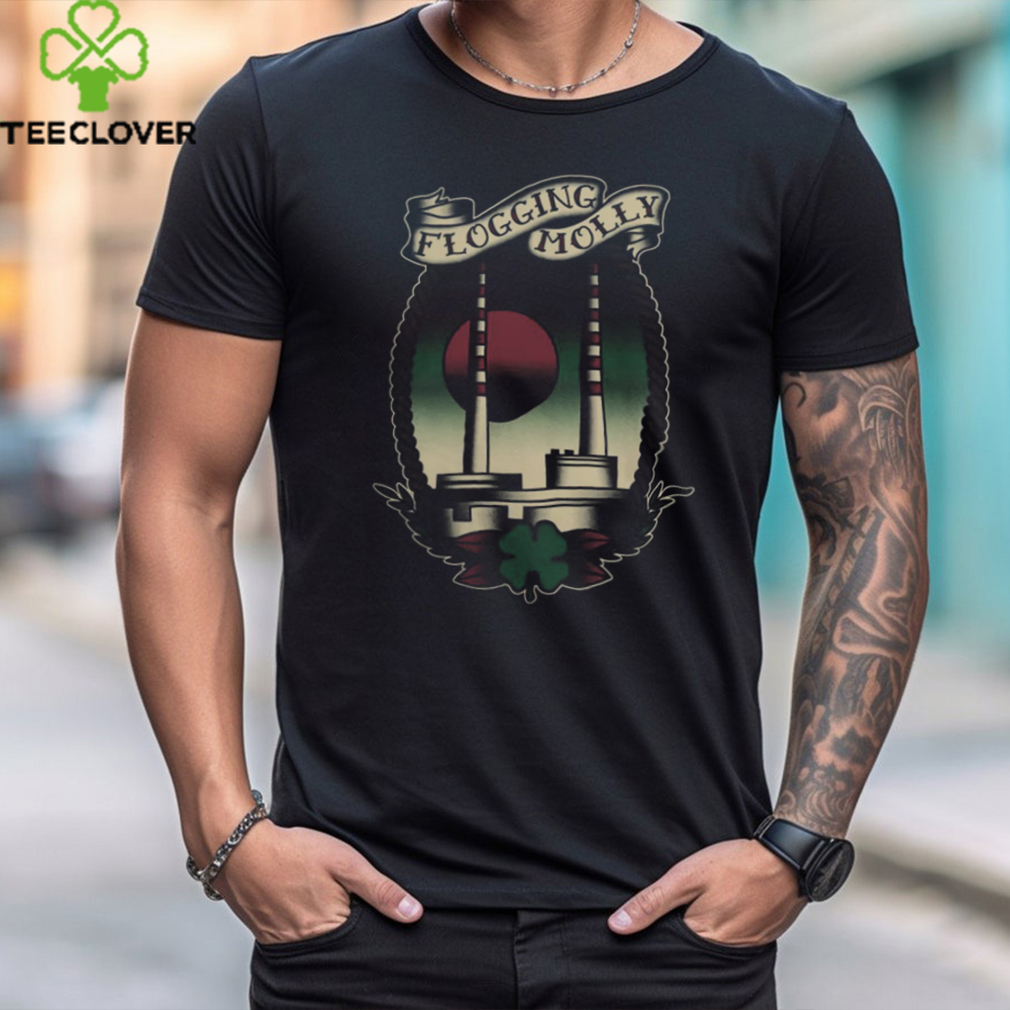 Flogging Molly Merch Poolbeg Shirt Flogging Molly Merch Poolbeg Shirt