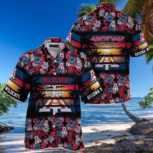 Floral Aloha NCAA Arizona Wildcats Hawaiian Shirt Came All Day