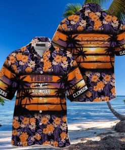 Floral Aloha NCAA Clemson Tigers Hawaiian Shirt Came All Day