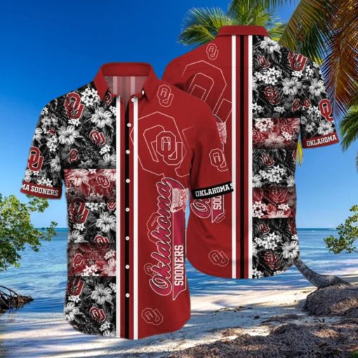 Floral Aloha NCAA Oklahoma Sooners Hawaiian Shirt Beach Gift For Friend