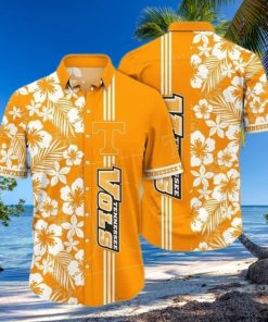 Floral Aloha NCAA Tennessee Volunteers Hawaiian Shirt Practical Beach Gift