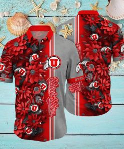 Floral Aloha NCAA Utah Utes Hawaiian Shirt