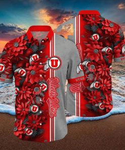 Floral Aloha NCAA Utah Utes Hawaiian Shirt