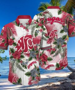 Floral Aloha NCAA Washington State Cougars Hawaiian Shirt Best Beach Gift
