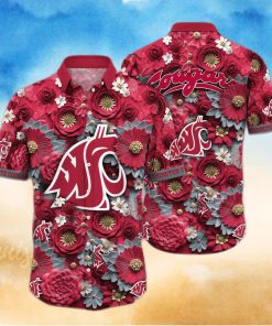 Floral Aloha NCAA Washington State Cougars Hawaiian Shirt Trendy Summer Gift 1 Floral Aloha NCAA Washington State Cougars Hawaiian Shirt Trendy Summer Gift