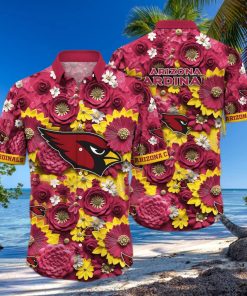 Floral Aloha NFL Arizona Cardinals Hawaiian Shirt Gift For Beach Vacation