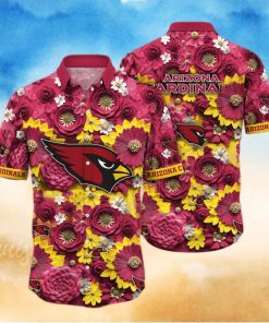 Floral Aloha NFL Arizona Cardinals Hawaiian Shirt Gift For Beach Vacation