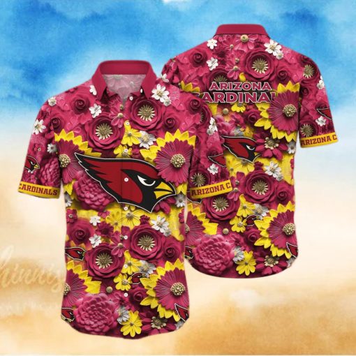 Floral Aloha NFL Arizona Cardinals Hawaiian Shirt Gift For Beach Vacation