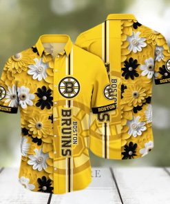 Floral Aloha NHL Boston Bruins Hawaiian Shirt Gift For Beach Vacation