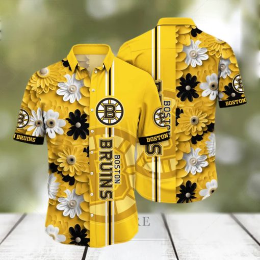 Floral Aloha NHL Boston Bruins Hawaiian Shirt Gift For Beach Vacation